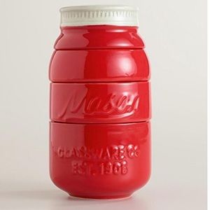 NWOT Red Mason Jar Measuring Cups World Market